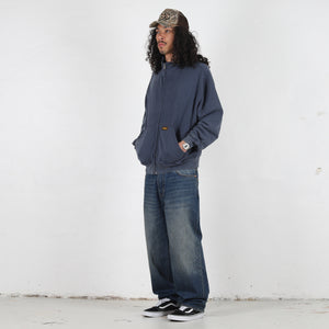 Triple Stitch Funnel - Navy