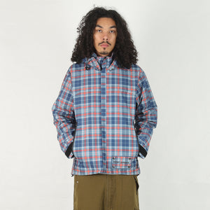 Rain Jacket Reversible Hood - Plaid