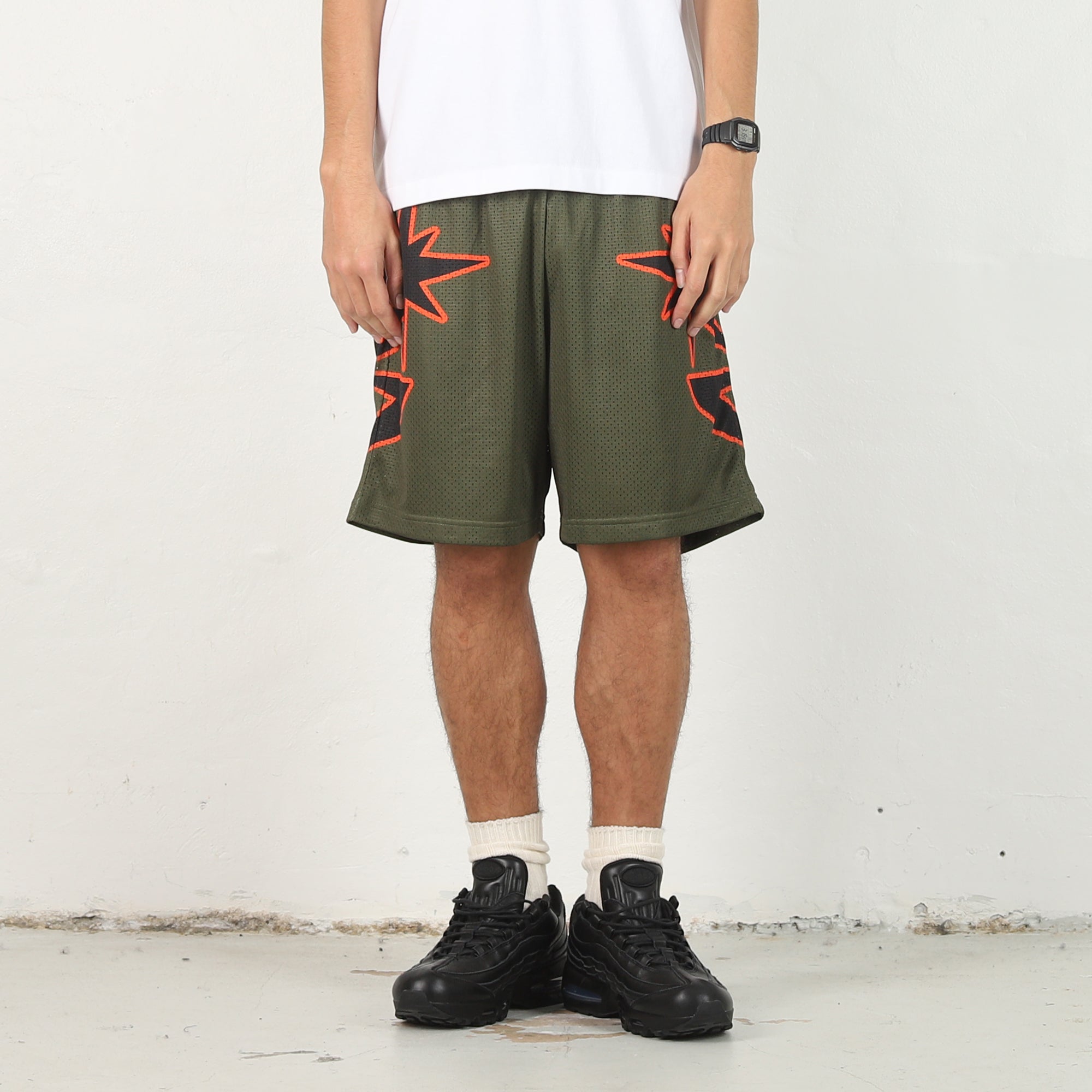 Big B Logo Mesh Short - Olive – Supply Store