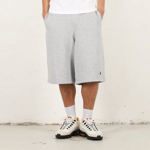 One Point Relaxed Fit Sweat Shorts - Grey