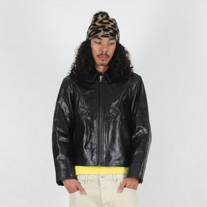 Garage Jacket Leather - Black