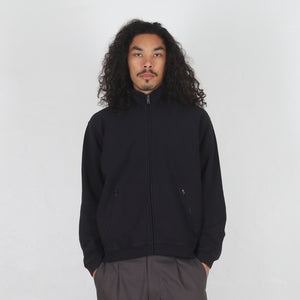 Zip Fleece Mock Neck - Black