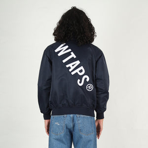 Nylon Twill Team Jacket - Navy