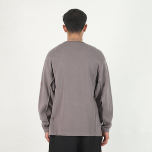 Side Seam DBL Knit LS - Khaki