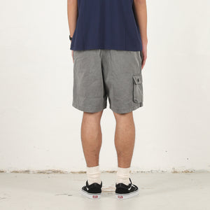 Shore Twill Cargo Beach Shorts - Grey