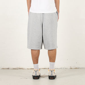 One Point Relaxed Fit Sweat Shorts - Grey