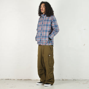 Rain Jacket Reversible Hood - Plaid