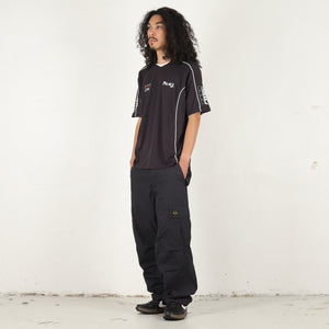 Palace Golf Mesh Polo - Black