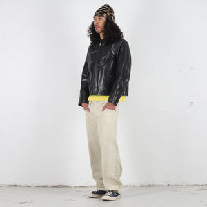 Garage Jacket Leather - Black