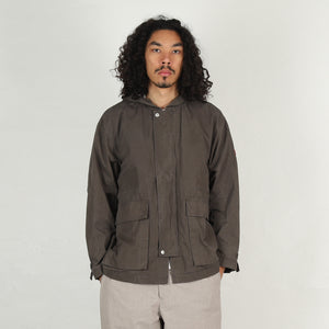 Cotton Hood Jacket - Charcoal
