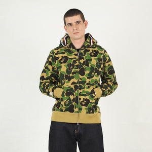 ABC Camo 2nd Shark Zip Hoodie - Green