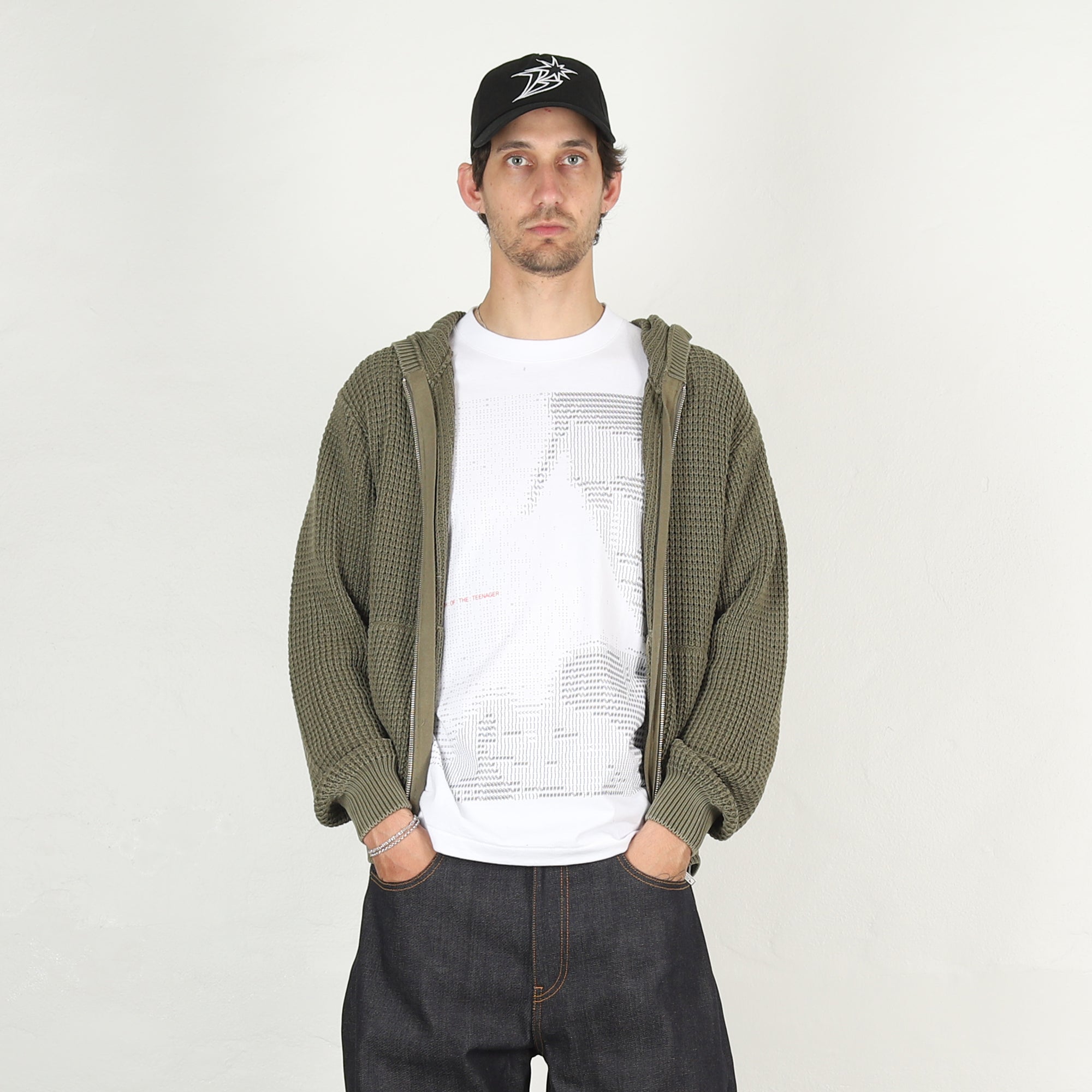 Knit Zip Hoodie - Olive – Supply Store