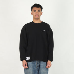 Gaufre Waffle L/S - Black