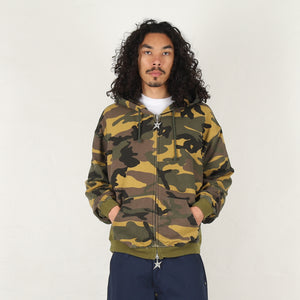 C-Star Double Zip Hoodie - Camo