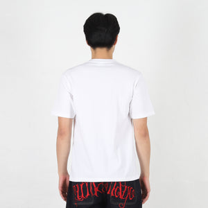 Color Camo Bathing Ape Logo T-Shirt - White/Navy