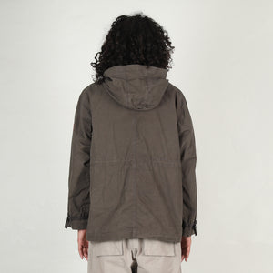 Cotton Hood Jacket - Charcoal