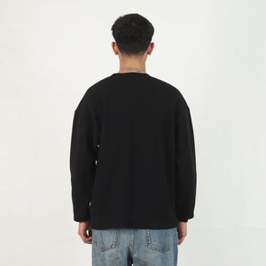Gaufre Waffle L/S - Black