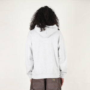 Hooded Bumper Sticker Sweat-Ash Heather