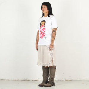 W' ABC Camo Milo On Ape Head - White