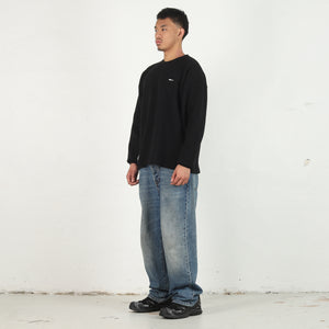 Gaufre Waffle L/S - Black