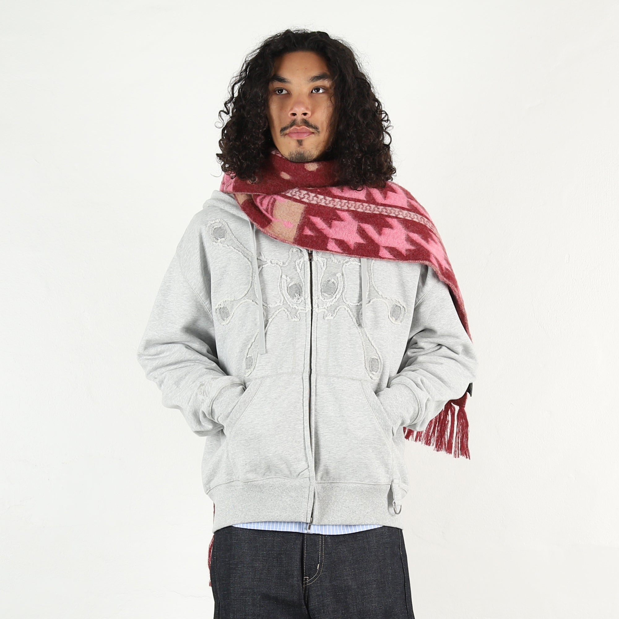 Angel99 Zip Up Hoodie - Grey – Supply Store