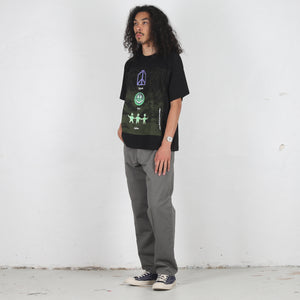 Signals From Below Big T-Shirt - Black