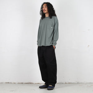 AII LS Cotton Pullover - Blue Grey
