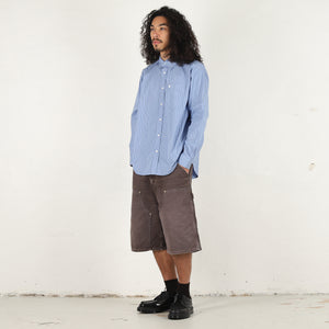 L/S Keene Shirt-Keene Stripe, Curacao