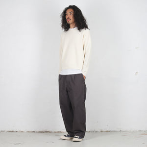 Waffle Cashmere Sweater - Ivory