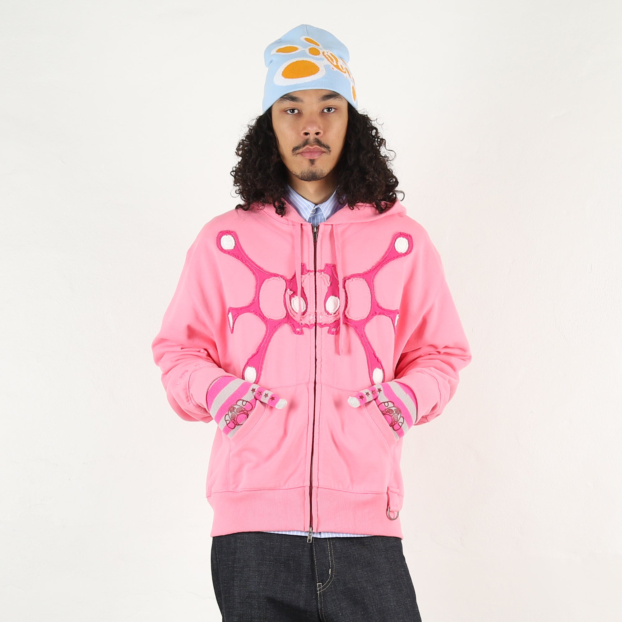 Angel99 Zip Up Hoodie - Pink – Supply Store