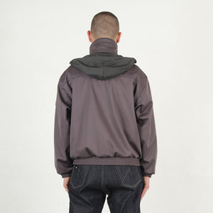 Fleece Back Half Zip - Grey