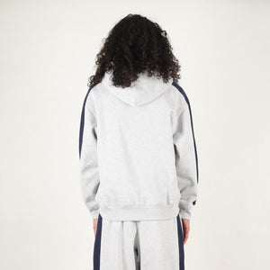 Legacy Zip Hood - Grey Marl