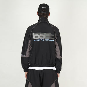 Raglan Track Jacket - Black