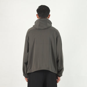PE Jersey Zip Hoody - Charcoal