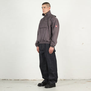 Fleece Back Half Zip - Grey