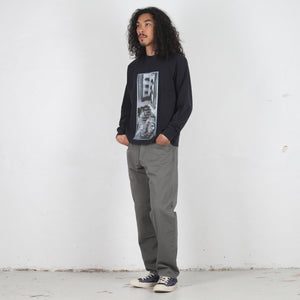 Washed As Mere Reality L/S T-Shirt - Black