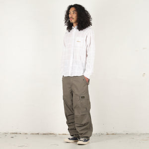 Seer Patch Oxford Shirt - White