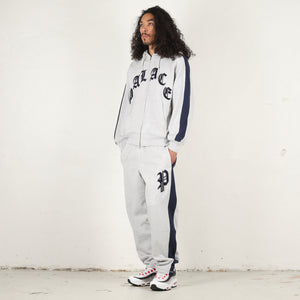 Legacy Zip Hood - Grey Marl