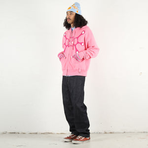 Angel99 Zip Up Hoodie - Pink