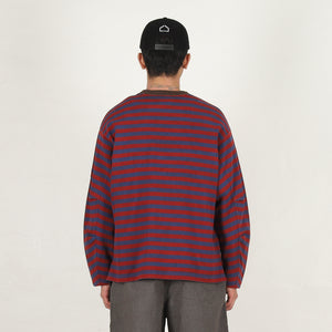 Overdye Stripe L/S - Brown