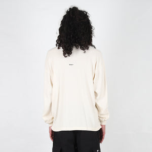 LS Waffle Standard Pullover - Off White