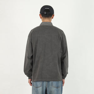 Puba Polo LS Pigment Dye - Charcoal