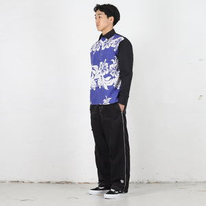 Piping Long Boardies - Black