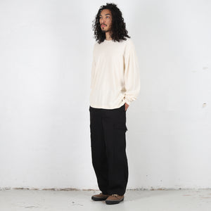 LS Waffle Standard Pullover - Off White