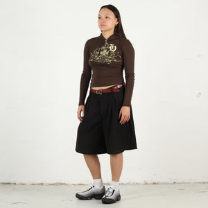 REM Rugby Baby Rib Hoodie - Brown