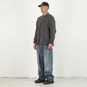 Puba Polo LS Pigment Dye - Charcoal