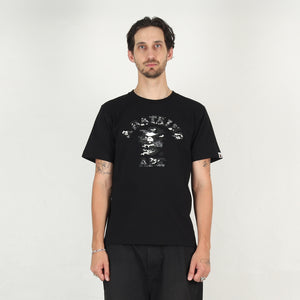 Multi Pixel Camo College T-Shirt - Black/Black