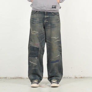 Savage Denim DP Wide Pants - Indigo