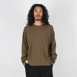 LS Waffle Standard Pullover - Olive Drab