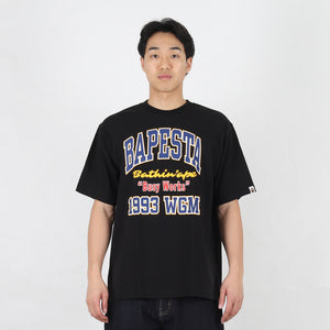 Bape Sta College Relaxed Fit T-Shirt - Black